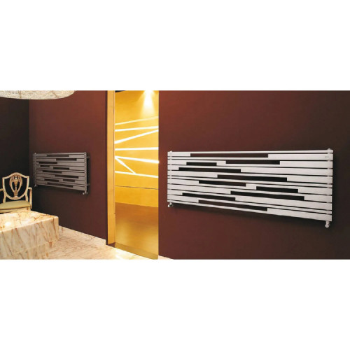 Radiatore orizzontale Stradivari h420x1150 mm inox satinato - Cordiva