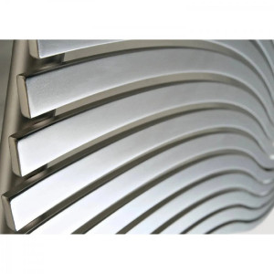 Radiatore orizzontale Lola h450x1516 mm inox satinato - Cordivari 2