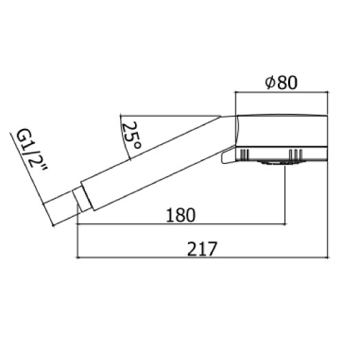 Doccetta 3 getti Majorca cromo - Paffoni