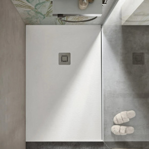 Piatto doccia Forma Zoe 80x80 cm bianco opaco – Hafro 2