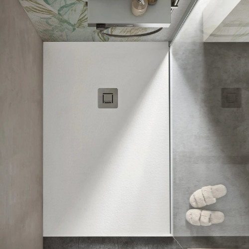 Piatto doccia Forma Zoe 80x80 cm bianco opaco – Hafro
