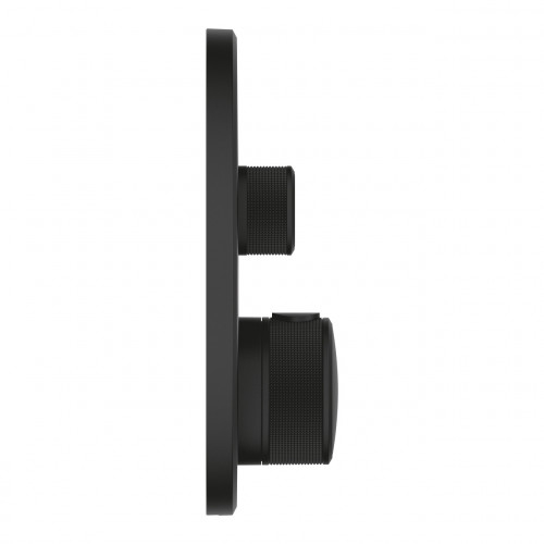 Miscelatore termostatico a 2 vie Grohtherm Smartcontrol nero opaco - G