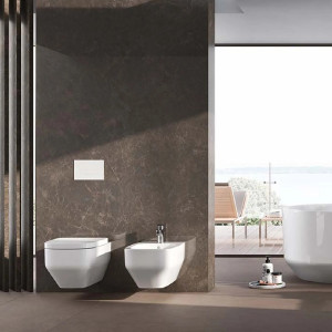 Vaso wc sospeso Fio 55x36 cm bianco lucido - Hafro 2