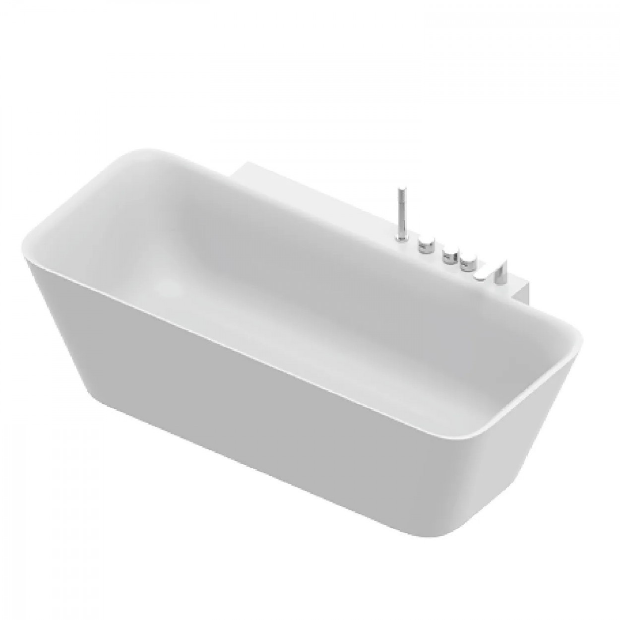 Vasca da bagno centro stanza sx Calle 170X80 cm tecnotek bianco – Hafr