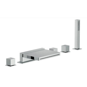 Miscelatore bordo vasca 5 fori Ray cromo Paffoni - Meglioalge