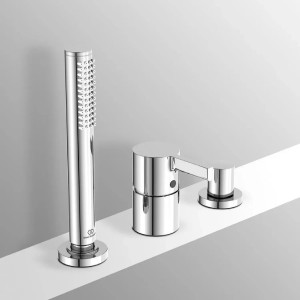 Gruppo bordo vasca 3 fori Joy cromo – Ideal Standard | Meglioalge 2