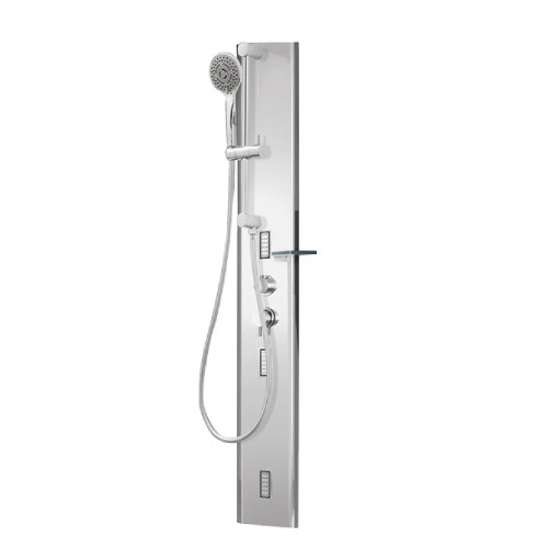Colonna doccia Quarantacinque h150 cm alluminio brillantinato – Hafro