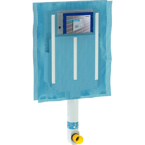 Cassetta incasso 8 cm per sanitario filo parete Sigma - Geberit
