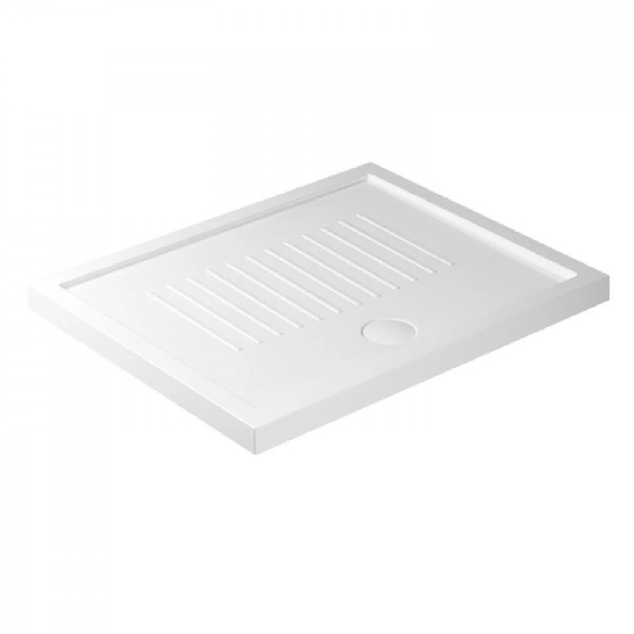 Piatto Doccia 80x100x6 cm Flat Bianco Lucido - Galassia | Meglioalge