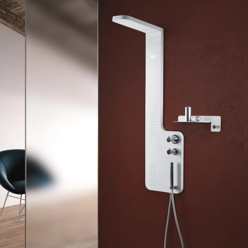 Colonna doccia Plane h143 cm bianco – Hafro