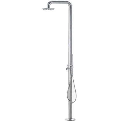 Colonna doccia freestanding outdoor e indoor h227 cm cromo – Hafro