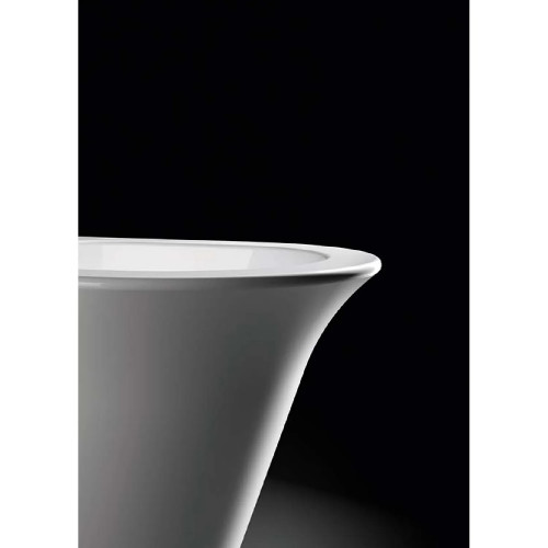 Bidet a terra filo muro Avigo 56x36x42h cm bianco lucido - Hafro