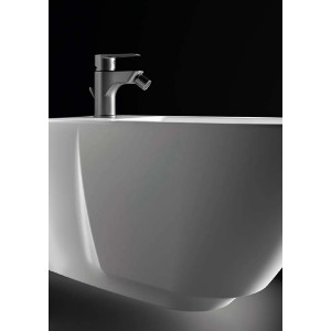 Bidet sospeso Voga 54x36x34,5h cm bianco lucido - Hafro 2