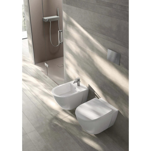 Bidet sospeso Voga 54x36x34,5h cm bianco lucido - Hafro