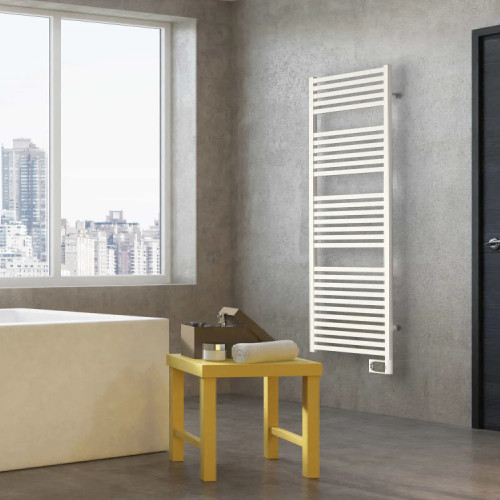 Scaldasalviette verticale elettrico Quadré 1216x530 mm bianco - Irsap