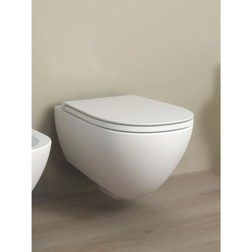 Coppia di sanitari sospesi 55x38cm serie IO2.0 bianco - Flaminia