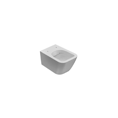 Coppia di sanitari sospesi Stone in ceramica 52x36 cm bianco lucido