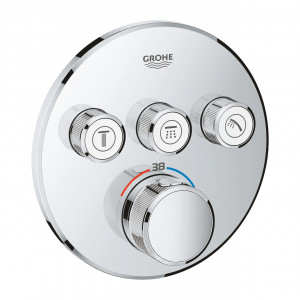 Miscelatore termostatico 3 vie Grohtherm Smartcontrol cromo - Grohe