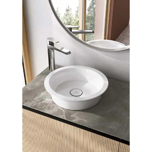 Lavabo da appoggio Avigo Ø 39 cm bianco lucido - Hafro