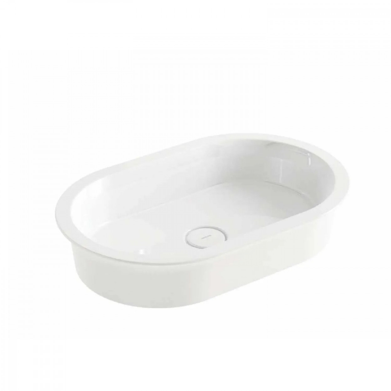 Lavabo da appoggio Avigo 60x39x11h cm bianco lucido - Hafro