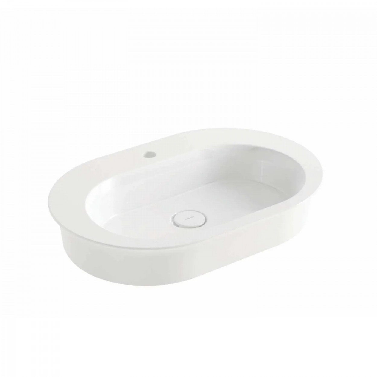 Lavabo da appoggio Avigo 67x45x10h cm bianco lucido - Hafro