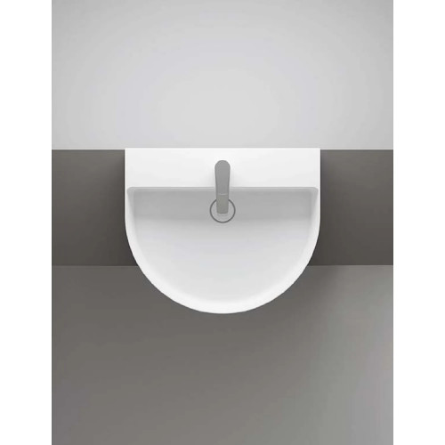 Lavabo appoggio/sospeso Arko 60x51x12 cm bianco lucido - Hafro