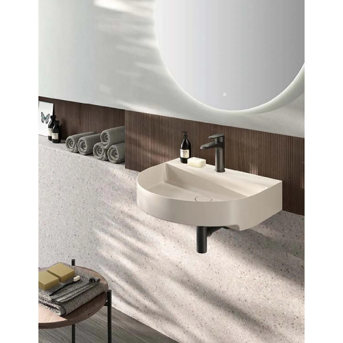 Lavabo appoggio/sospeso Arko 60x51x12 cm bianco lucido - Hafro