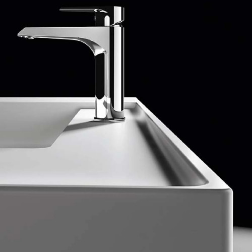Lavabo consolle Vera 92x51x11h cm bianco lucido - Hafro