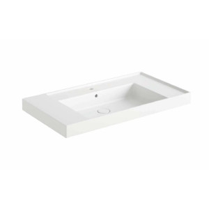 Lavabo consolle Vera 92x51x11h cm bianco lucido - Hafro