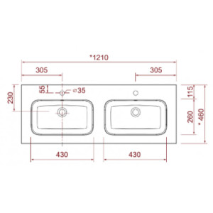 Mobile bagno a terra 120 cm in legno grigio opaco con lavabo - Armoni 2