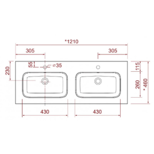 Mobile bagno a terra 120 cm in legno grigio opaco con lavabo - Armoni
