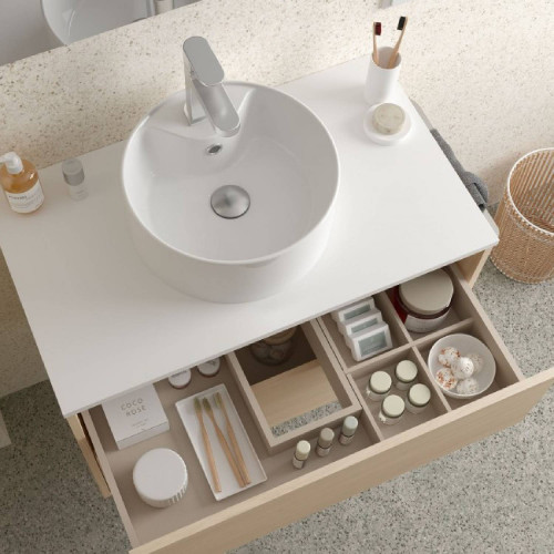 Mobile bagno sospeso 60 cm in legno nordick con lavabo - Ophelia