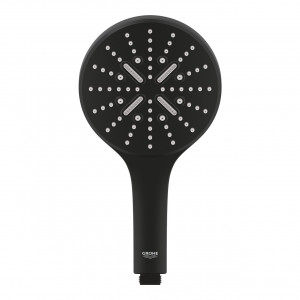 Manopola doccia 3 getti Rainshower Smartactive 130 nero opaco - Grohe 2