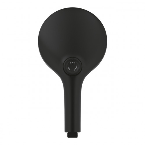 Manopola doccia 3 getti Rainshower Smartactive 130 nero opaco - Grohe