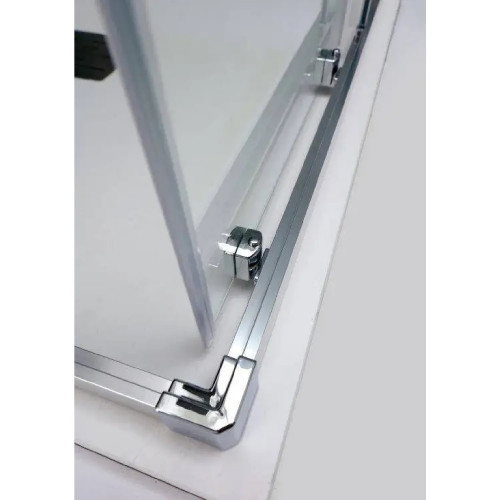 Fast angolo scorrevole 87/89 cm (lato angolo) trasparente 6mm cromo re