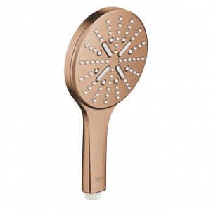 Manopola doccia 3 getti Rainshower Smartactive Oro Rosa Spazzolato - G