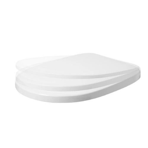 Coprivaso slim con chiusura rallentata Pratica bianco lucido - Azzurra