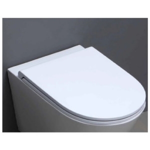 Coprivaso slim con chiusura rallentata Forma bianco lucido - Azzurra C 2