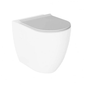 Coprivaso slim con chiusura tradizionale Form/Unica bianco lucido - Al 2
