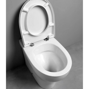 Vaso a terra filo muro Pratica bianco lucido - Azzurra Ceramica 2