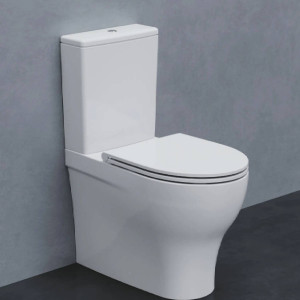 Vaso a terra filo muro Pratica bianco lucido - Azzurra Ceramica 2