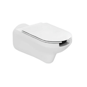 Vaso sospeso con apertura frontale Thin bianco lucido – Azzurra Cerami