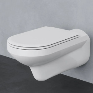 Vaso sospeso senza apertura frontale Thin bianco lucido - Azzurra Cera 2