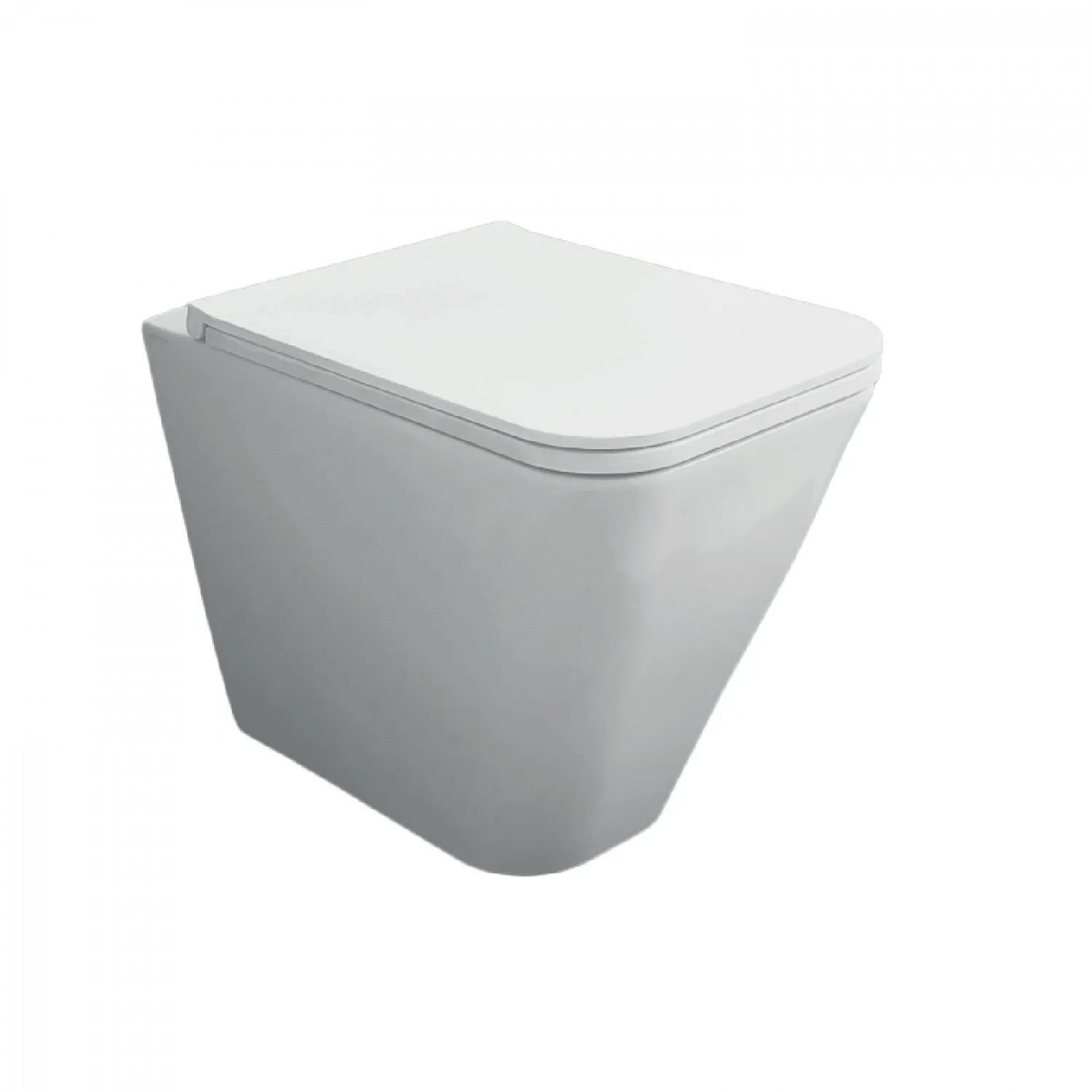 Vaso a terra easy clean Build bianco lucido - Azzurra Ceramica