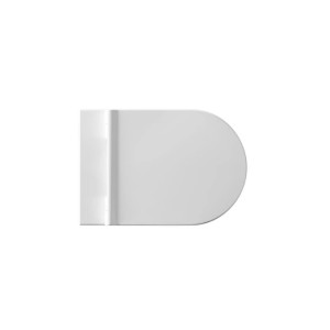 Vaso sospeso rimless Form bianco lucido - Alice Ceramica 2