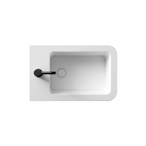 Bidet sospeso Hide Square bianco lucido - Alice Ceramica 2