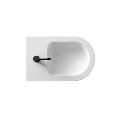 Bidet a terra filomuro Unica bianco lucido - Alice Ceramica