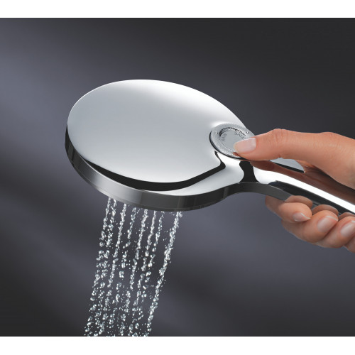 Manopola doccia 3 getti Rainshower Smartactive 130 cromo - Grohe