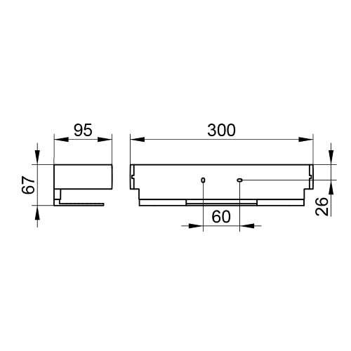Cestino doccia estraibile Edition 11 cromo - Keuco
