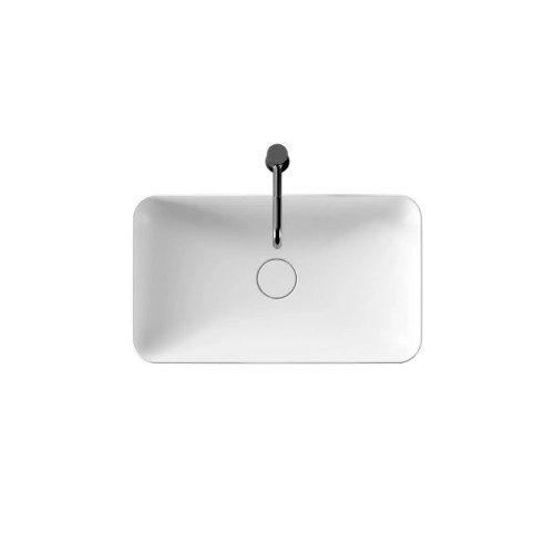 Lavabo da appoggio 60x35xh12 cm Form bianco lucido - Alice Ceramica